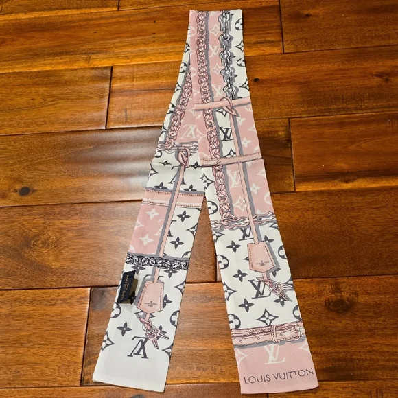 LV Logo Bag Or Hair Scarf - Picture 1 of 6